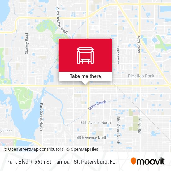 Mapa de Park Blvd + 66th St