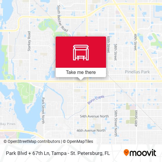 Park Blvd + 67th Ln map
