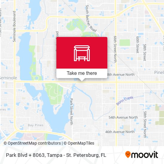 Mapa de Park Blvd + 8063