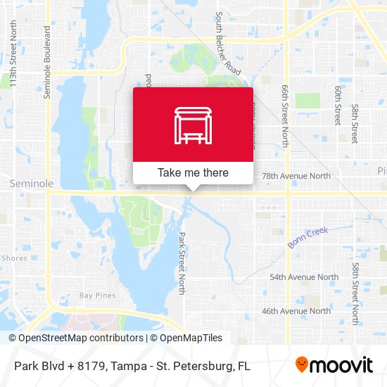 Mapa de Park Blvd + 8179