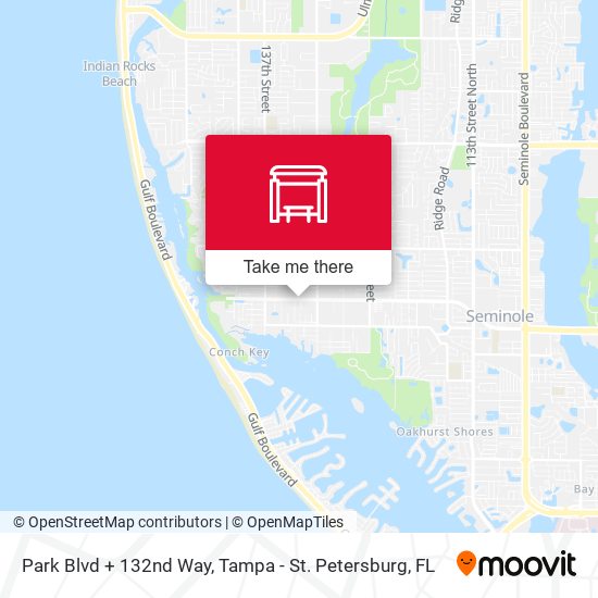 Mapa de Park Blvd + 132nd Way