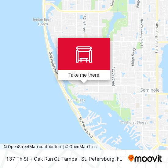 137 Th St + Oak Run Ct map