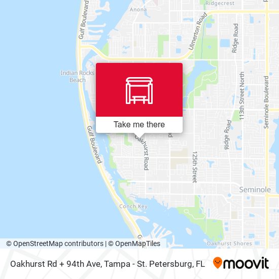 Mapa de Oakhurst Rd + 94th Ave
