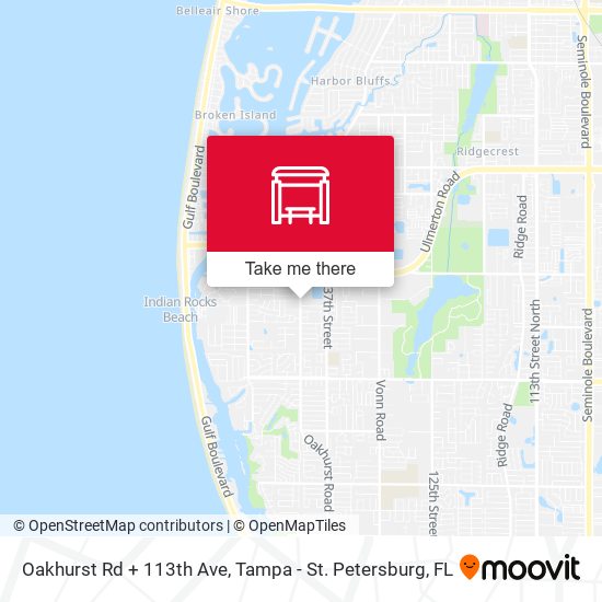 Mapa de Oakhurst Rd + 113th Ave