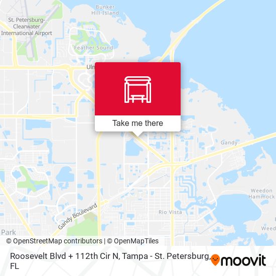 Mapa de Roosevelt Blvd + 112th Cir N