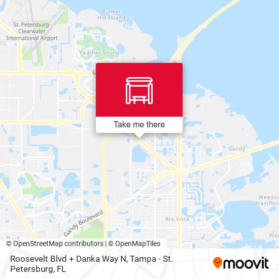 Mapa de Roosevelt Blvd + Danka Way N