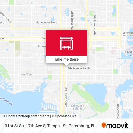 31st St S + 17th Ave S map