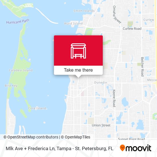 Mapa de Mlk Ave + Frederica Ln