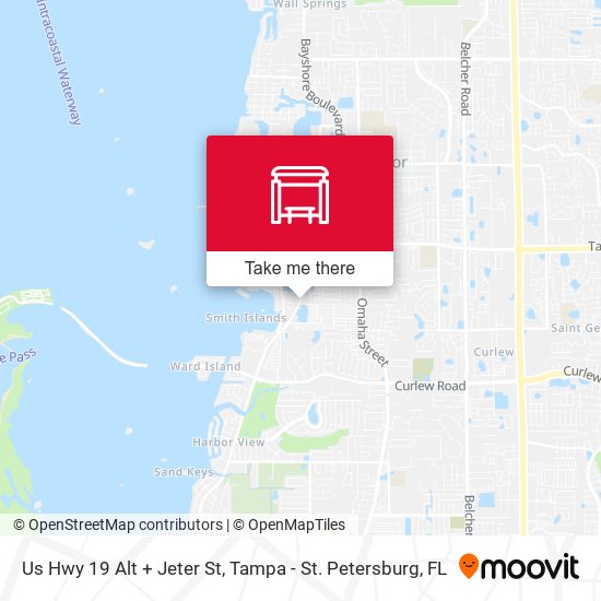 Us Hwy 19 Alt + Jeter St map