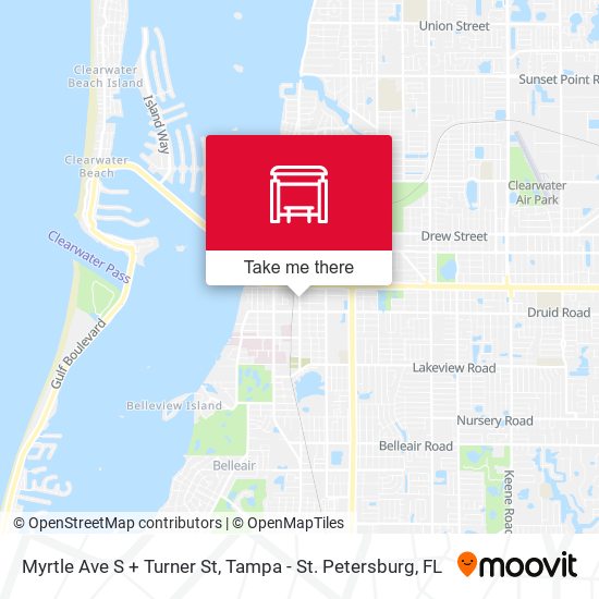 Myrtle Ave S + Turner St map