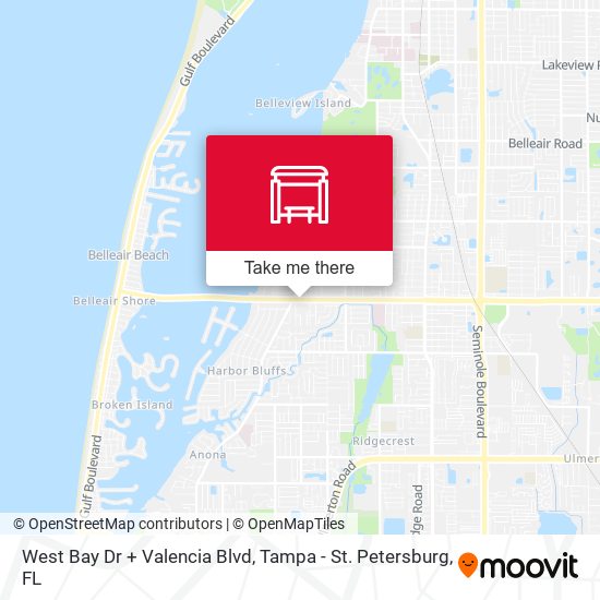 Mapa de West Bay Dr + Valencia Blvd