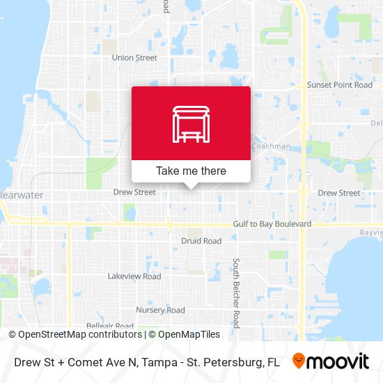 Drew St + Comet Ave N map