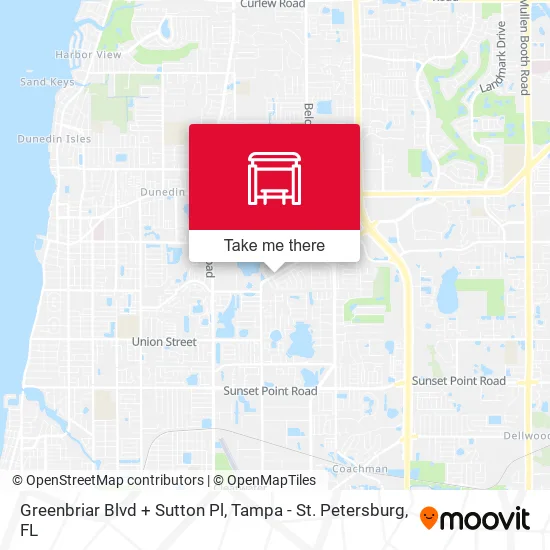Greenbriar Blvd + Sutton Pl map