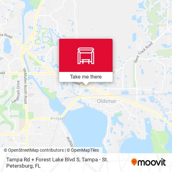 Mapa de Tampa Rd + Forest Lake Blvd S