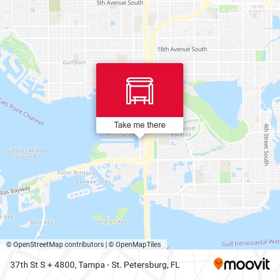 37th St S + 4800 map