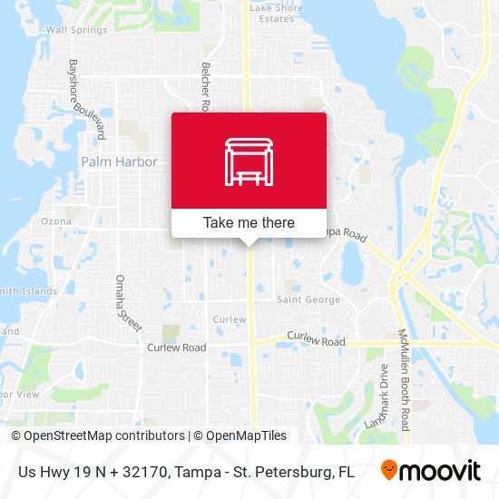 Us Hwy 19 N + 32170 map