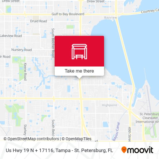 Mapa de Us Hwy 19 N + 17116