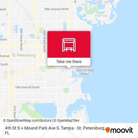 4th St S + Mound Park Ave S map