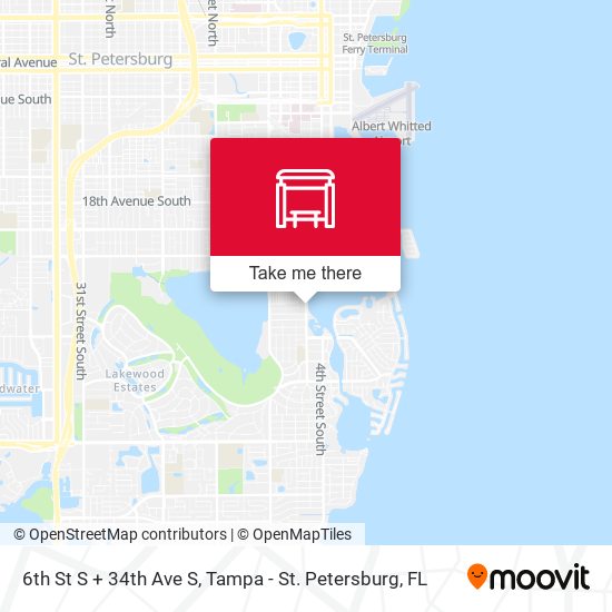 Mapa de 6th St S + 34th Ave S