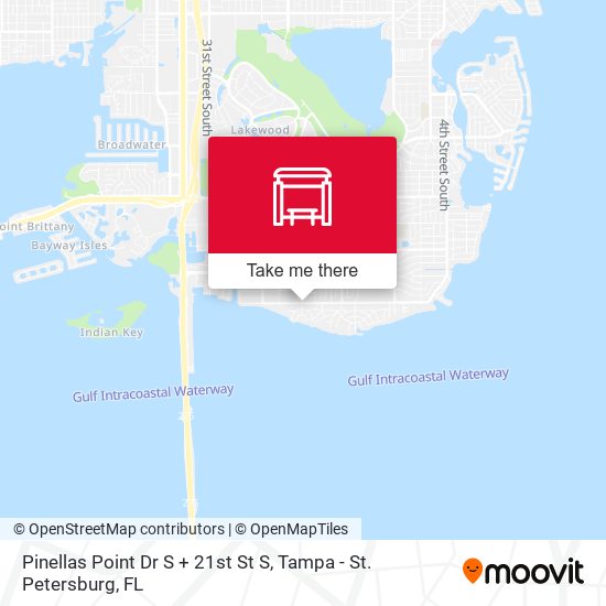 Mapa de Pinellas Point Dr S + 21st St S