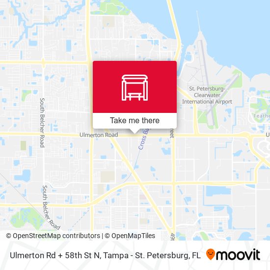 Ulmerton Rd + 58th St N map