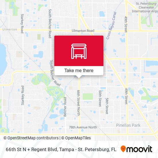 66th St N + Regent Blvd map