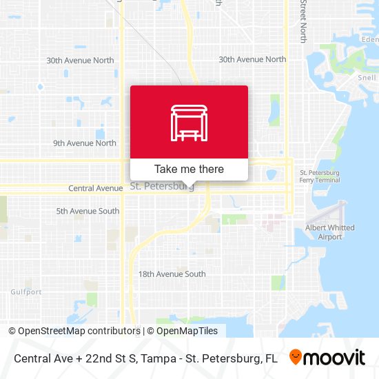 Central Ave + 22nd St S map