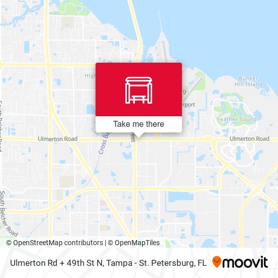 Ulmerton Rd + 49th St N map