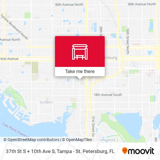 37th St S + 10th Ave S map