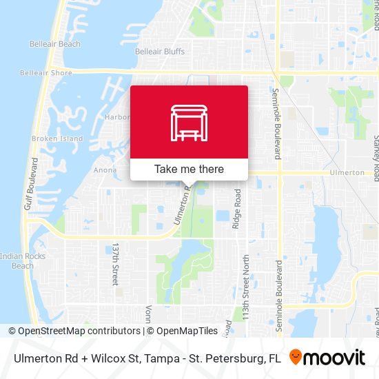 Ulmerton Rd + Wilcox St map