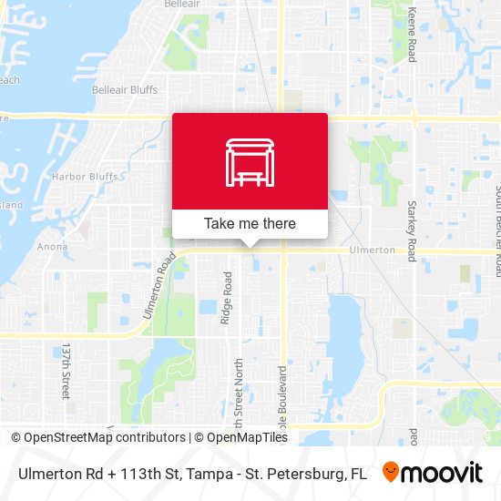 Mapa de Ulmerton Rd + 113th St