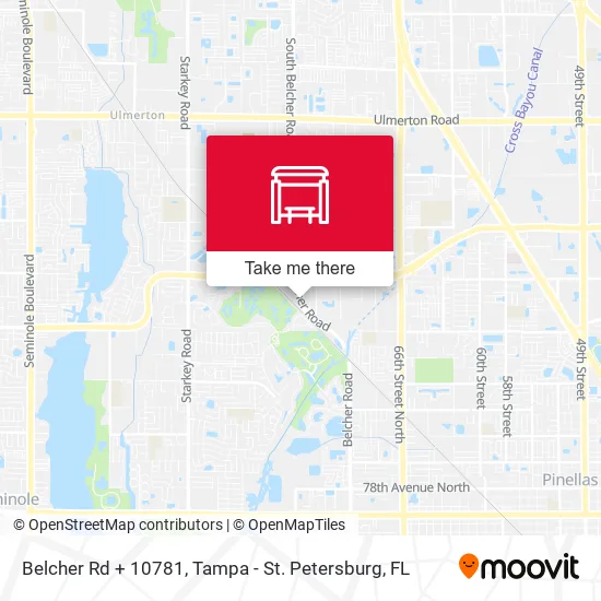 Mapa de Belcher Rd + 10781