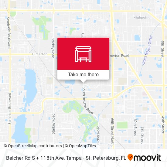 Mapa de Belcher Rd S + 118th Ave
