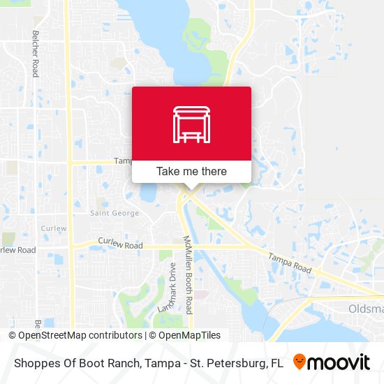 Shoppes Of Boot Ranch map