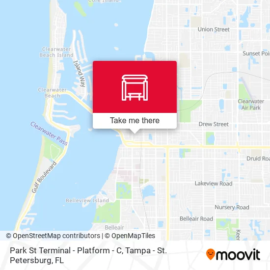 Mapa de Park St Terminal - Platform - C