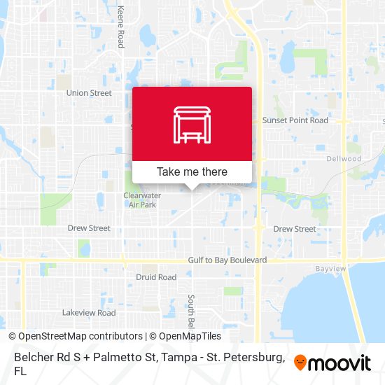 Belcher Rd S + Palmetto St map