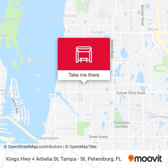 Kings Hwy + Arbelia St map