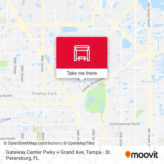 Mapa de Gateway Center Pwky + Grand Ave