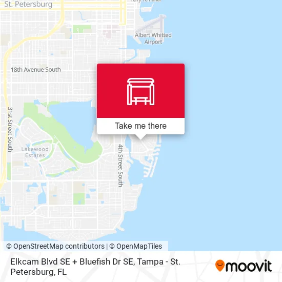 Elkcam Blvd SE + Bluefish Dr SE map