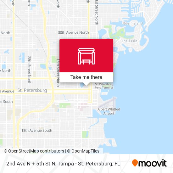 Mapa de 2nd Ave N + 5th St N