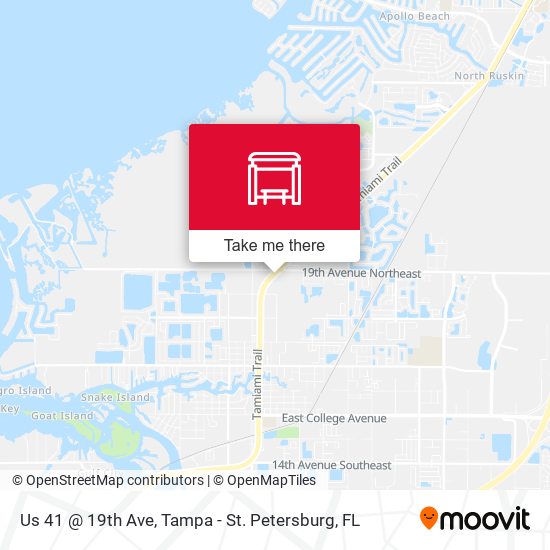 Mapa de Us 41 @ 19th Ave