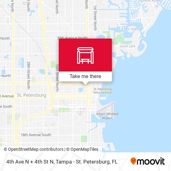 Mapa de 4th Ave N + 4th St N