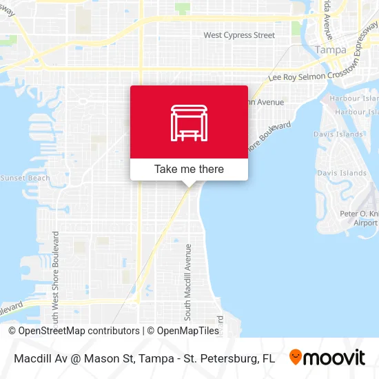 Mapa de Macdill Av @ Mason St