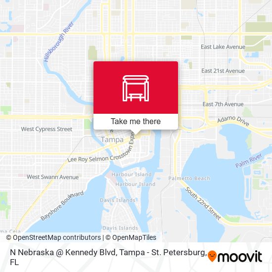 N Nebraska @ Kennedy Blvd map