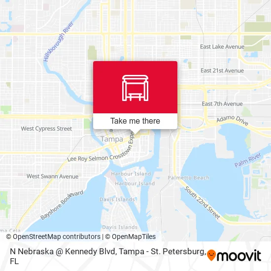 Mapa de N Nebraska @ Kennedy Blvd