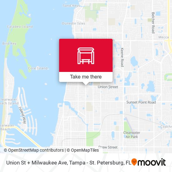 Union St + Milwaukee Ave map