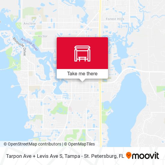 Mapa de Tarpon Ave + Levis Ave S