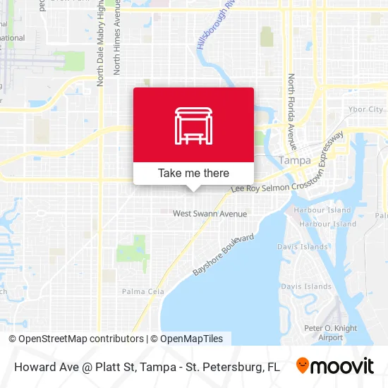 Mapa de Howard Ave @ Platt St