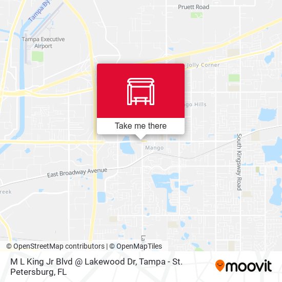 M L King Jr Blvd @ Lakewood Dr map