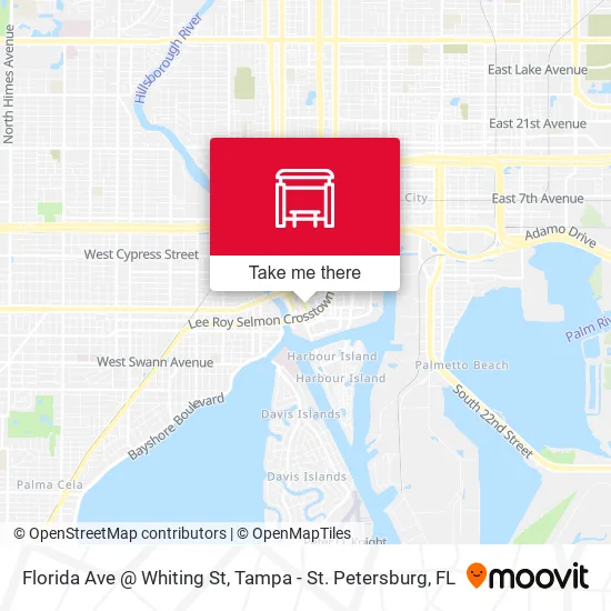 Mapa de Florida Ave @ Whiting St